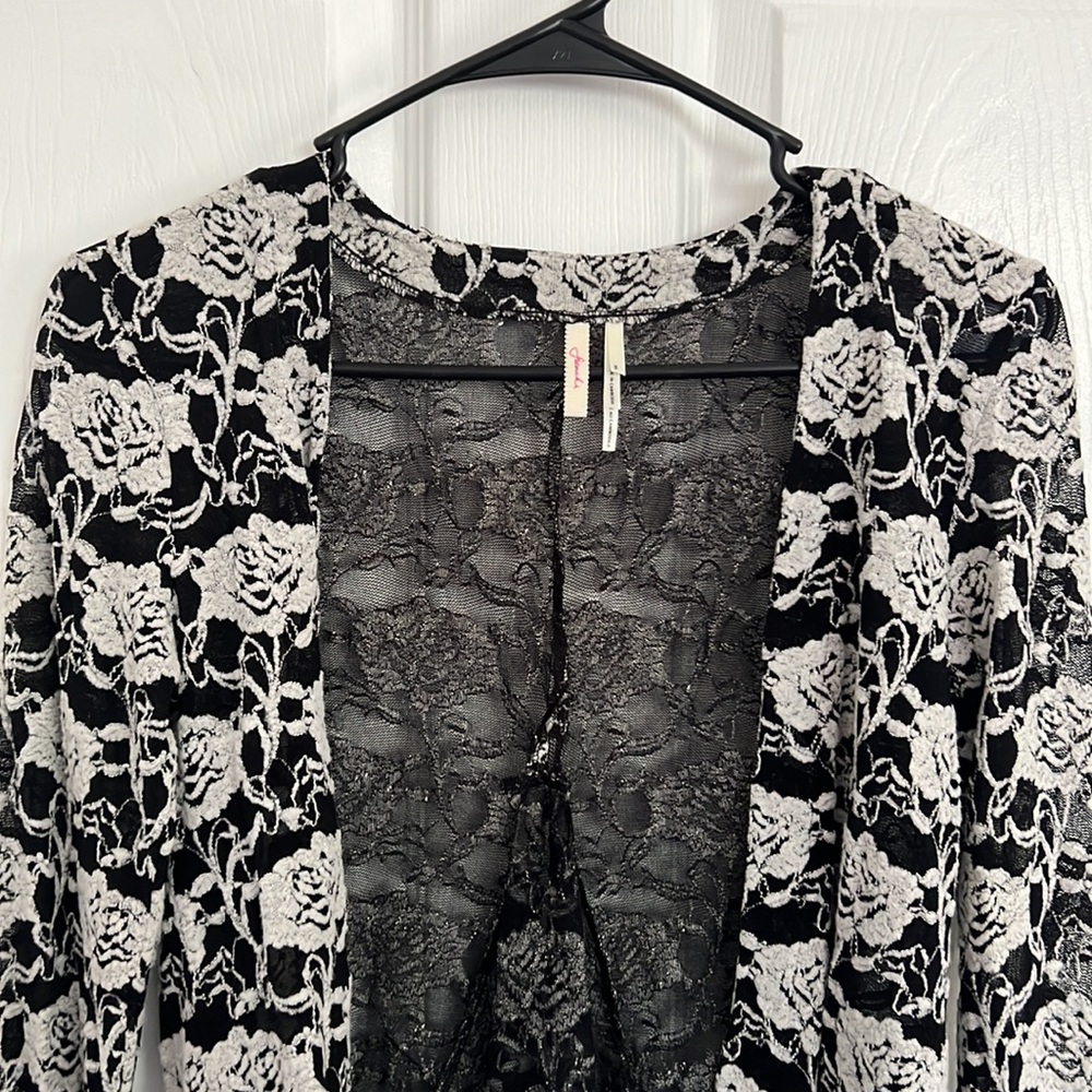 Frenchi Floral Open Cardigan